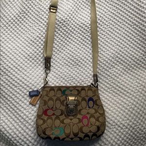 Coach one shoulder small purse